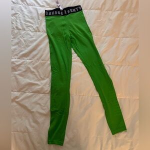Savage X Fenty Vibrant Green Leggings